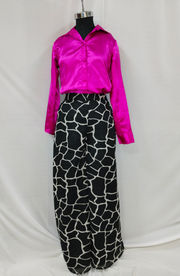 HOT PINK SHIRT & PANTS CO -ORD SET