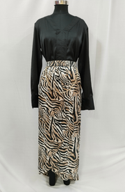 ANIMAL PRINT SKIRT & TOP SET