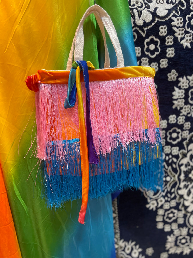 Rainbow bliss kaftan with bag